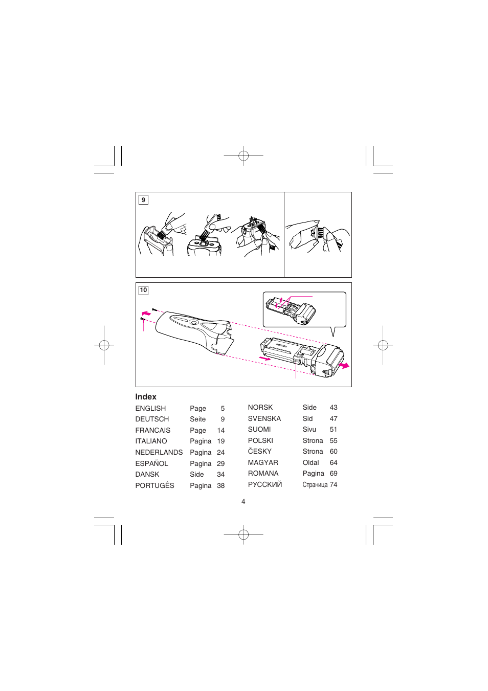 Panasonic ES8026S User Manual | Page 4 / 80