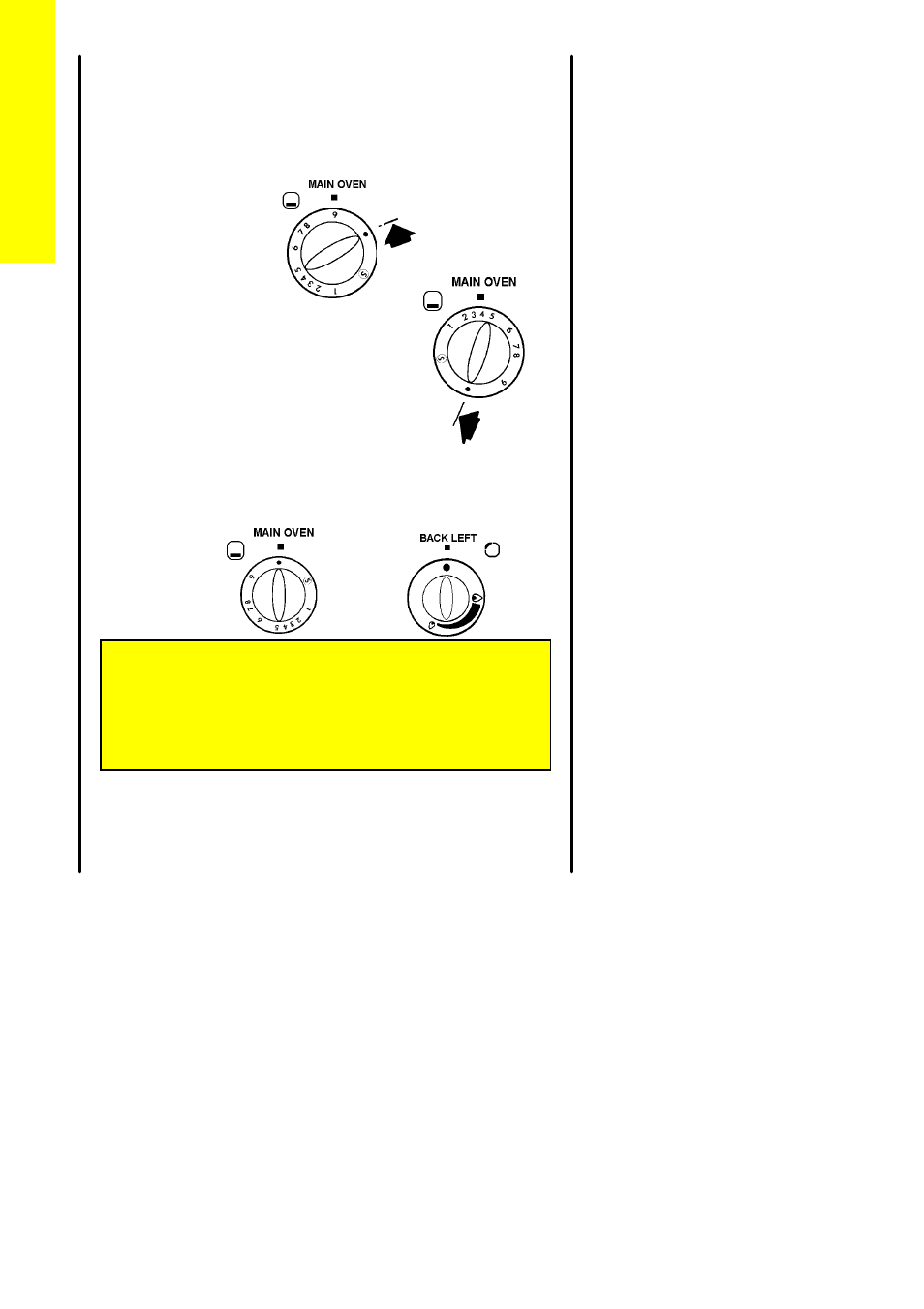 Main oven, Oven light, For your safety | Electrolux U25041 DDO61GA User Manual | Page 6 / 52
