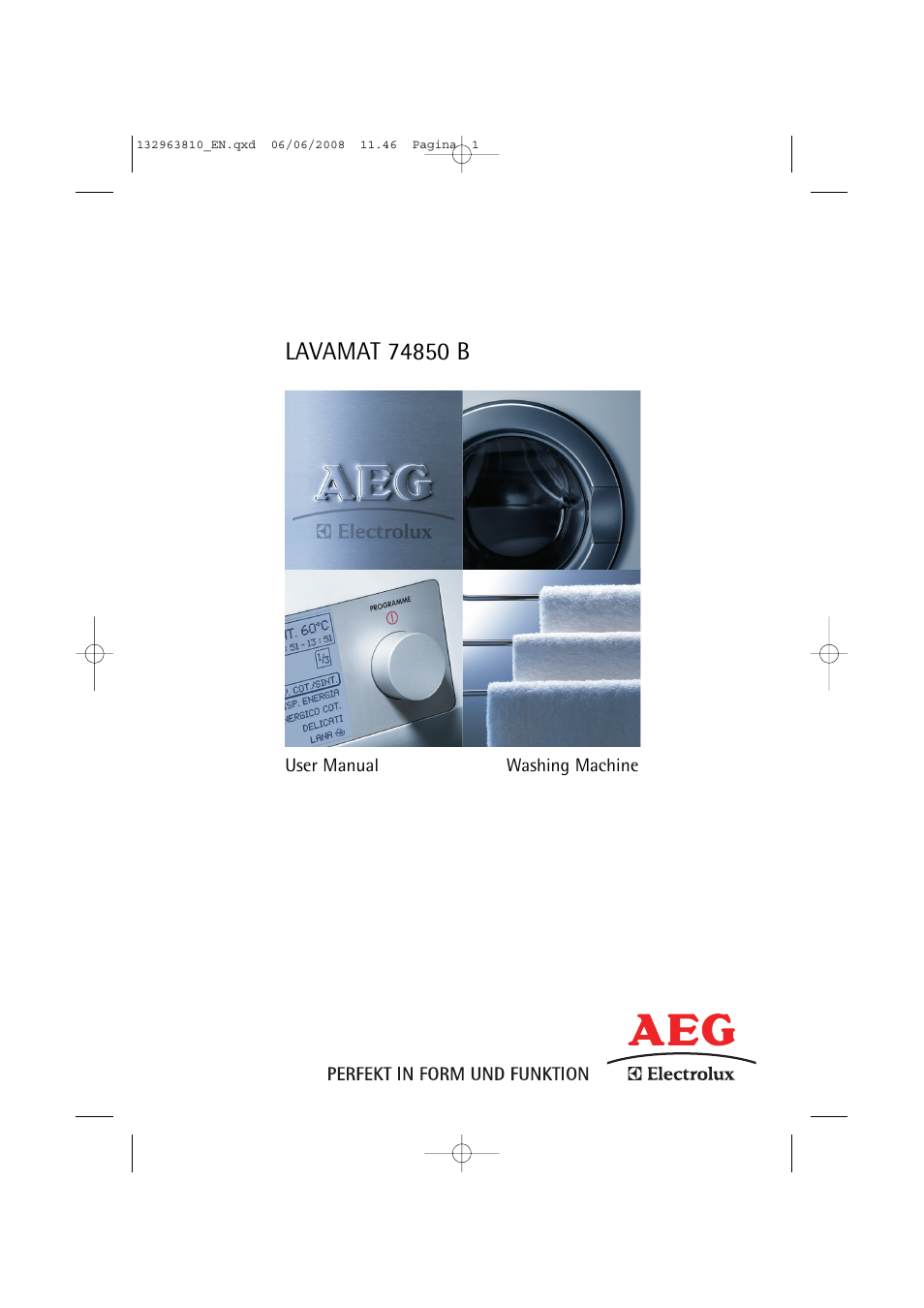 Electrolux LAVAMAT 74850 B User Manual | 48 pages