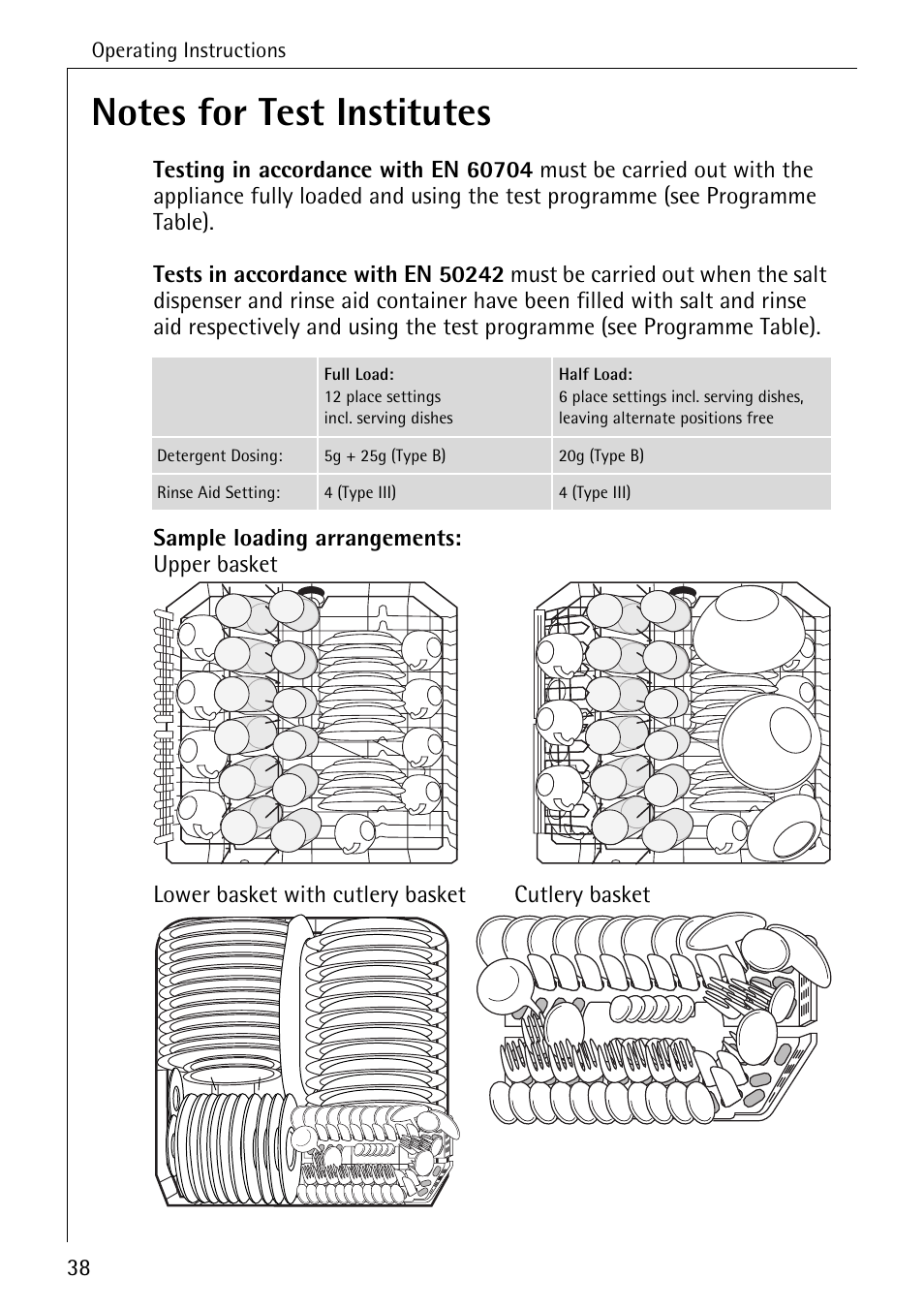 Electrolux 65050 VI User Manual | Page 38 / 48