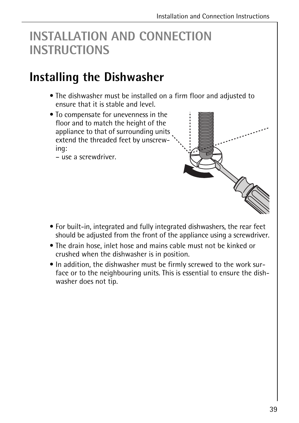 Electrolux 65050 VI User Manual | Page 39 / 48