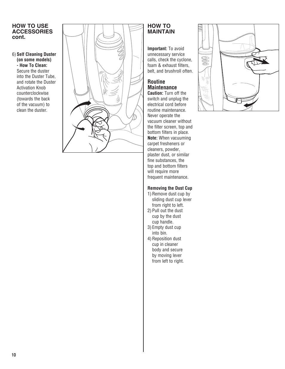 Electrolux Z8800 Series User Manual | Page 10 / 16