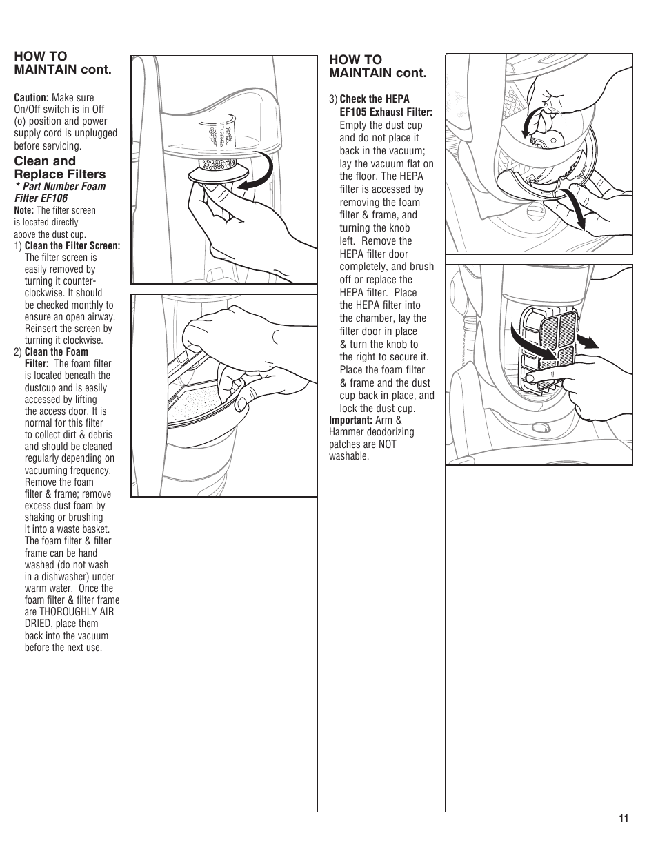 Electrolux Z8800 Series User Manual | Page 11 / 16