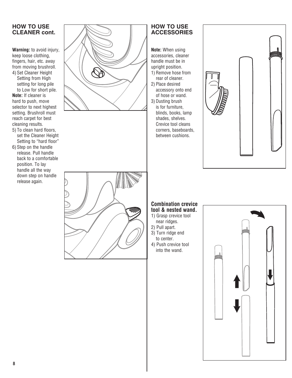 Electrolux Z8800 Series User Manual | Page 8 / 16