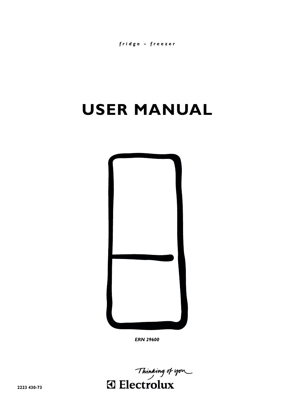 Electrolux 2223 430-73 User Manual | 20 pages