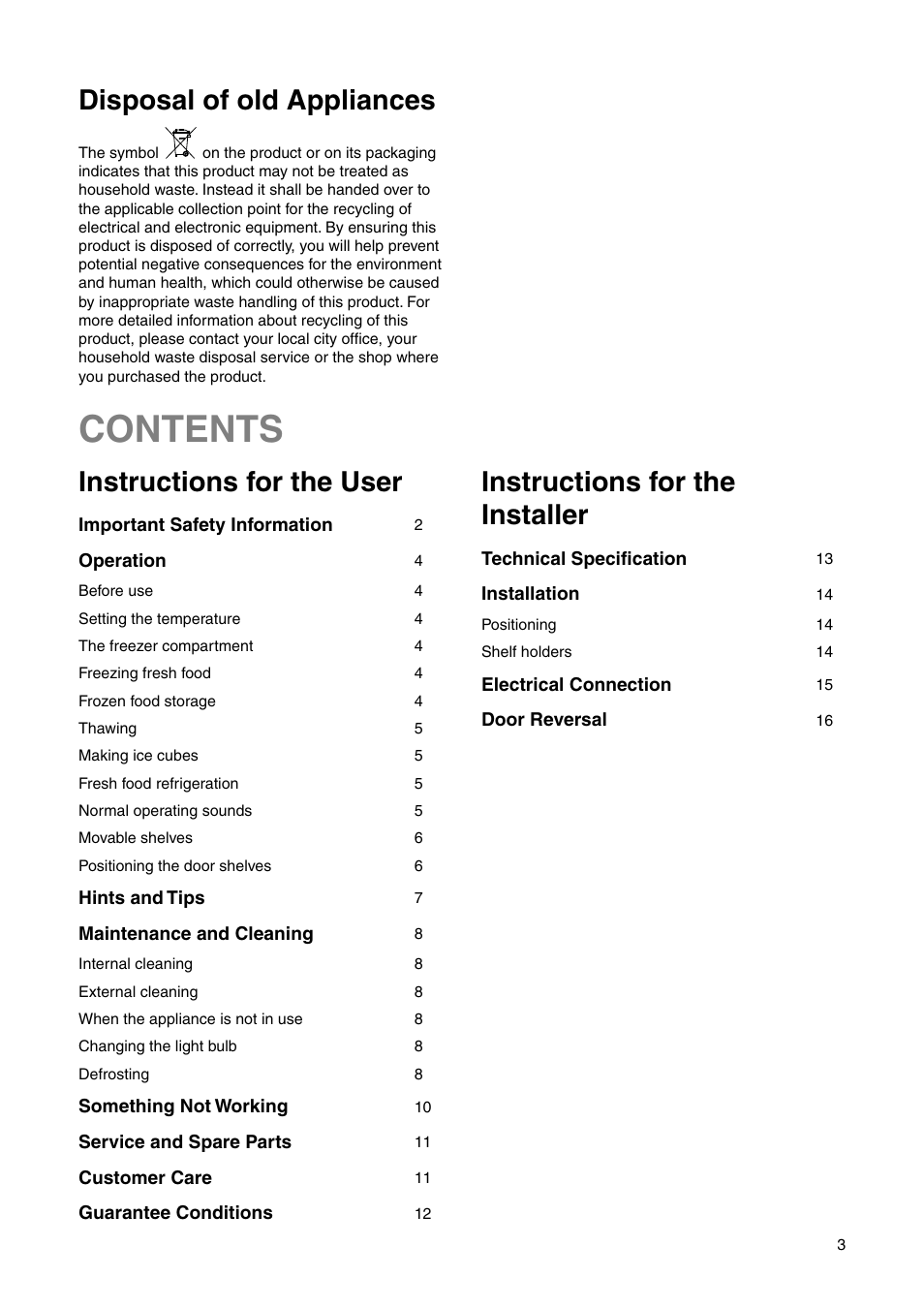 Electrolux 2223 430-73 User Manual | Page 3 / 20