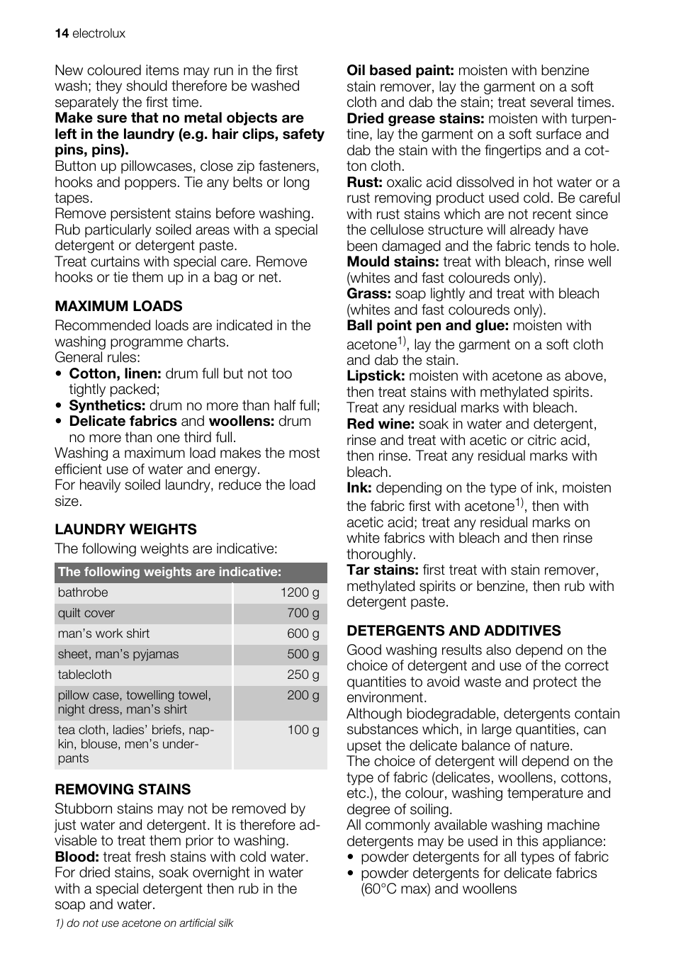 Electrolux EN EWW 168543 W User Manual | Page 14 / 32