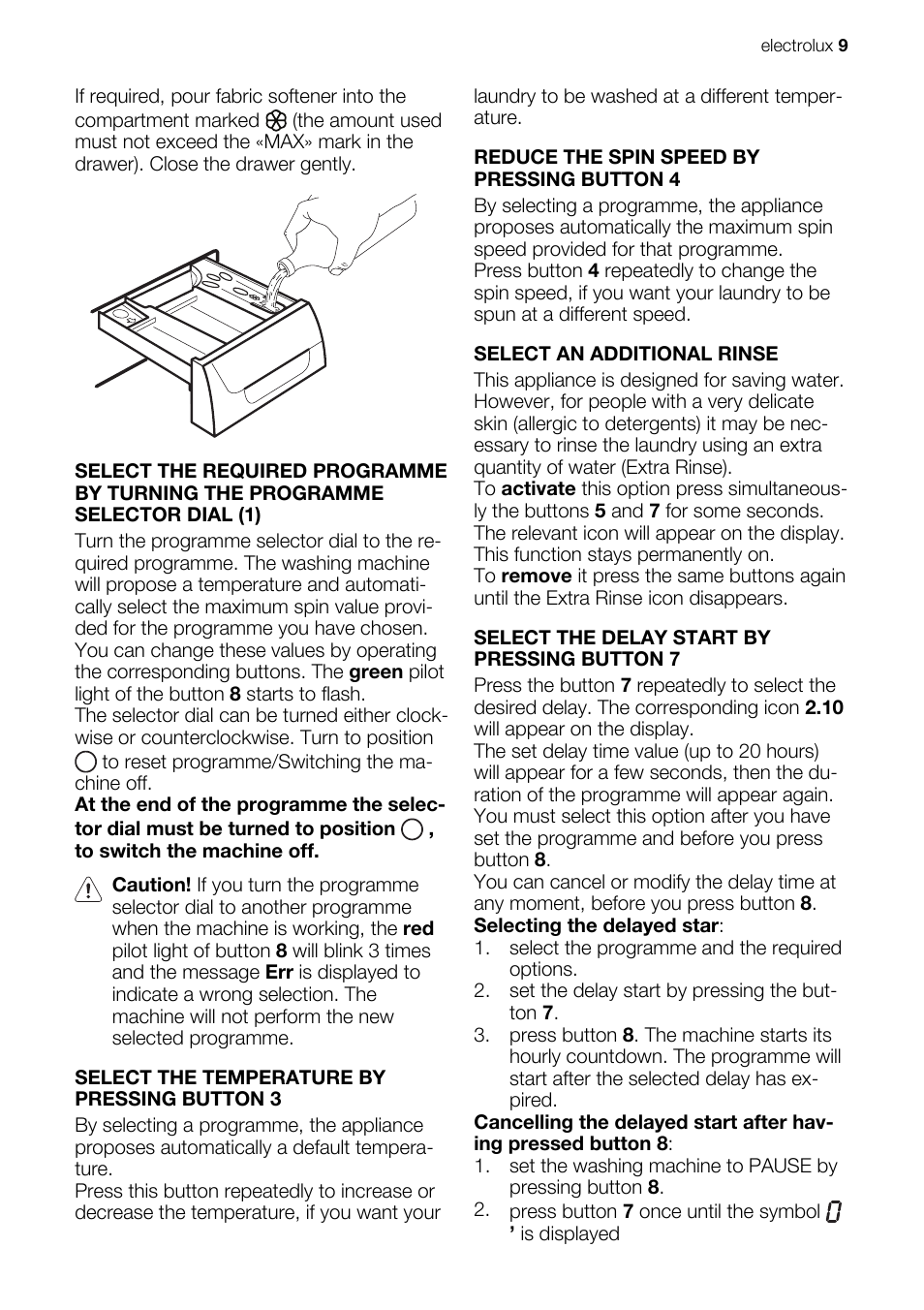 Electrolux EN EWW 168543 W User Manual | Page 9 / 32