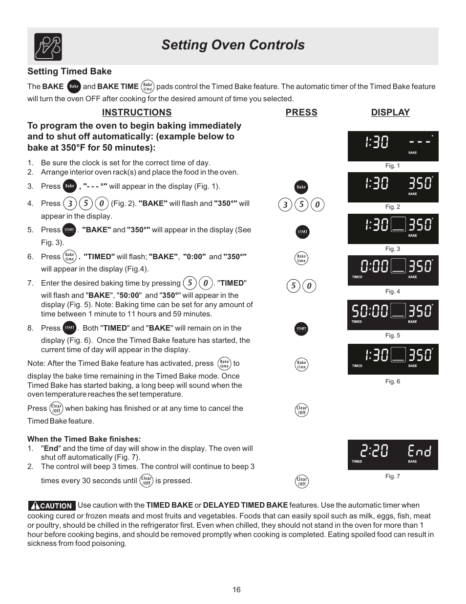 Setting oven controls | Electrolux ES510L User Manual | Page 16 / 32