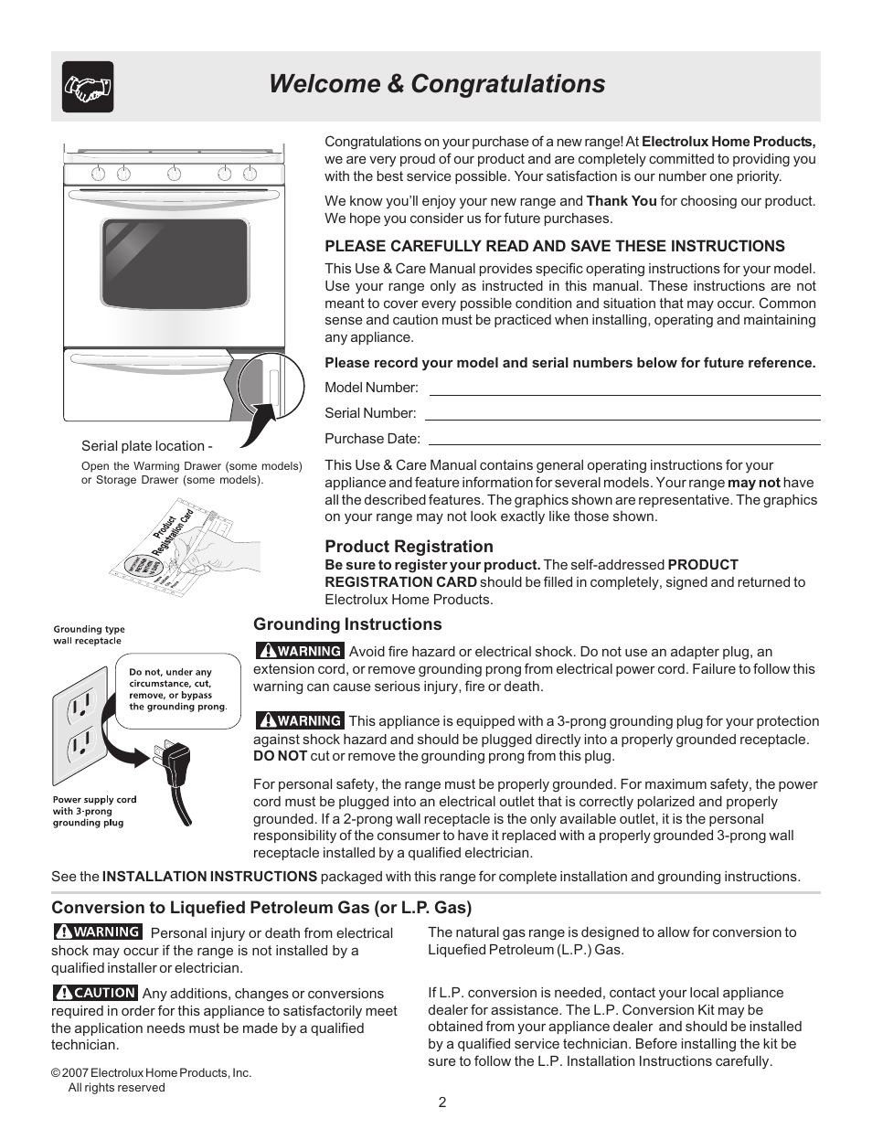 Electrolux ES510L User Manual | Page 2 / 32