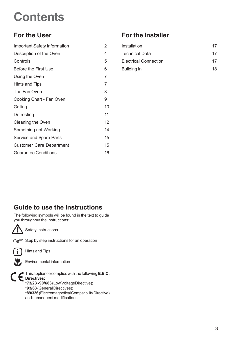 Electrolux EOB 5700 User Manual | Page 3 / 20