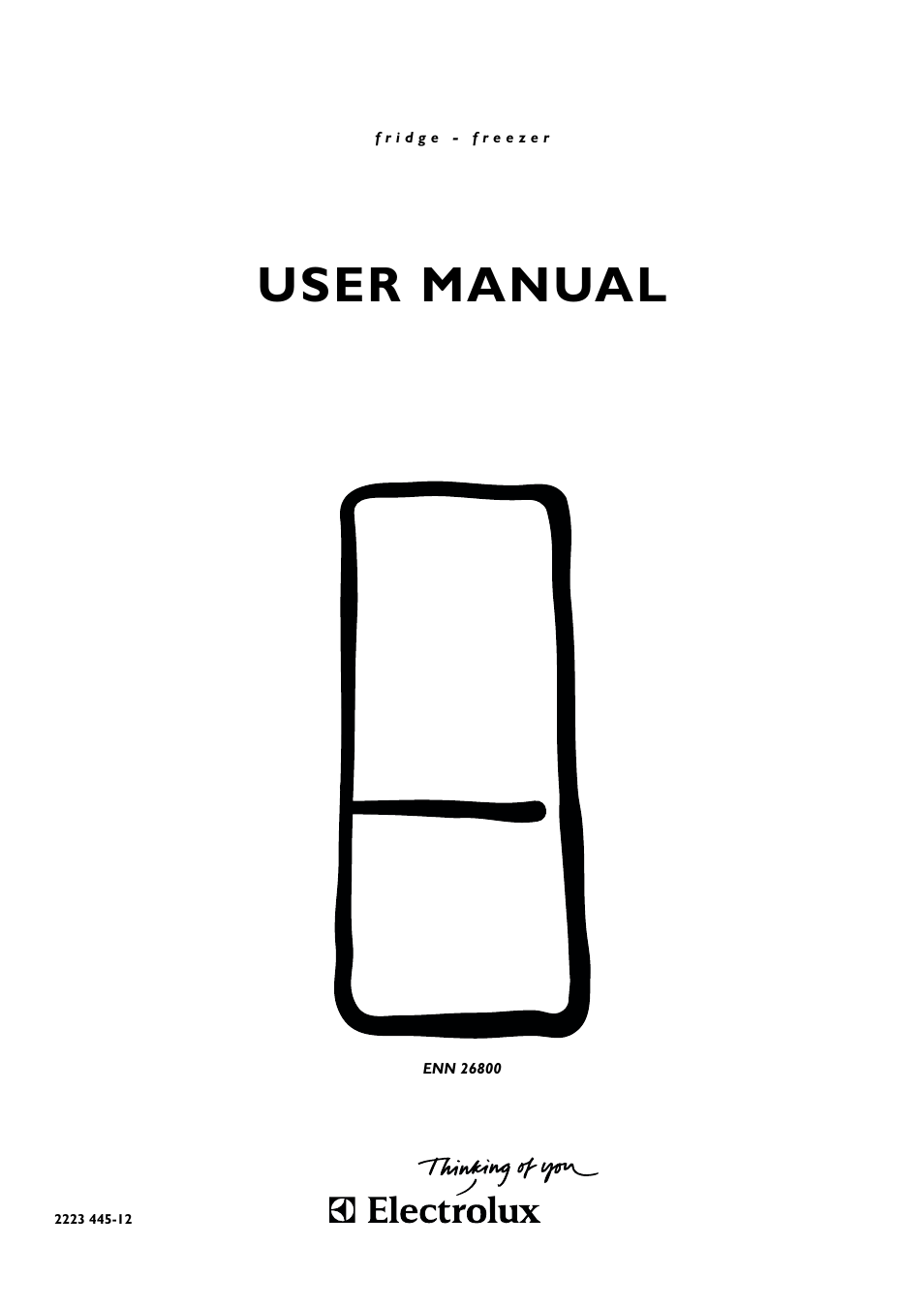 Electrolux ENN 26800 User Manual | 24 pages