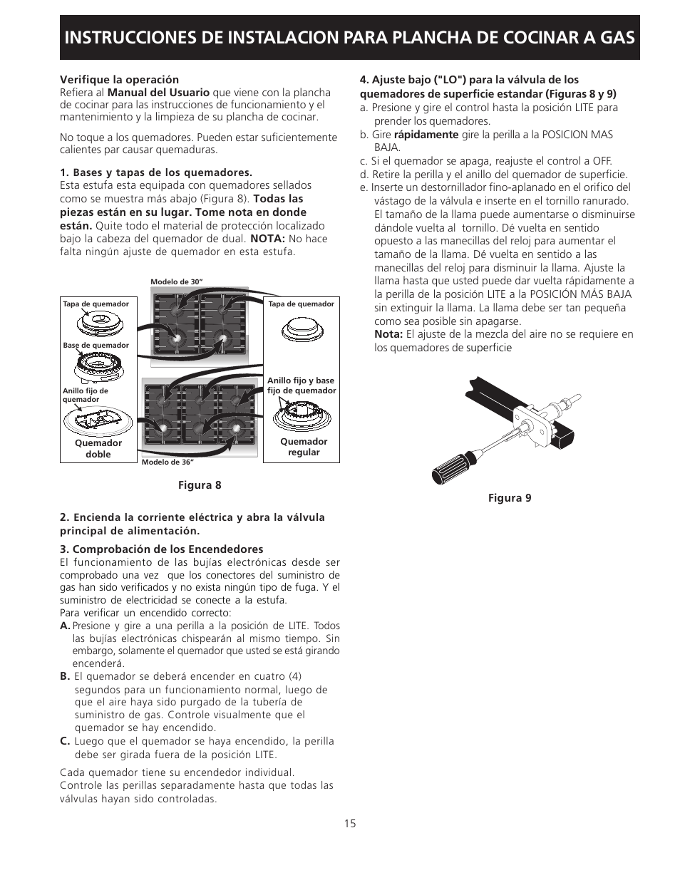 Electrolux 318201475 User Manual | Page 15 / 24