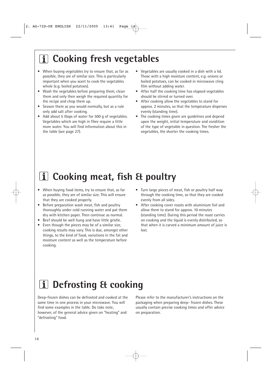 Electrolux MCD2660E User Manual | Page 16 / 44