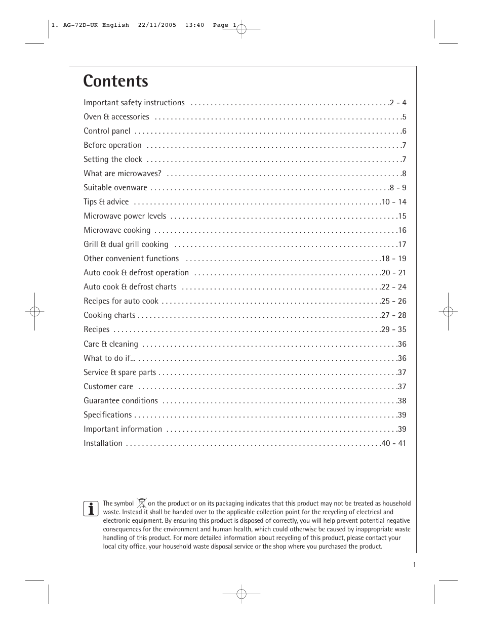 Electrolux MCD2660E User Manual | Page 3 / 44
