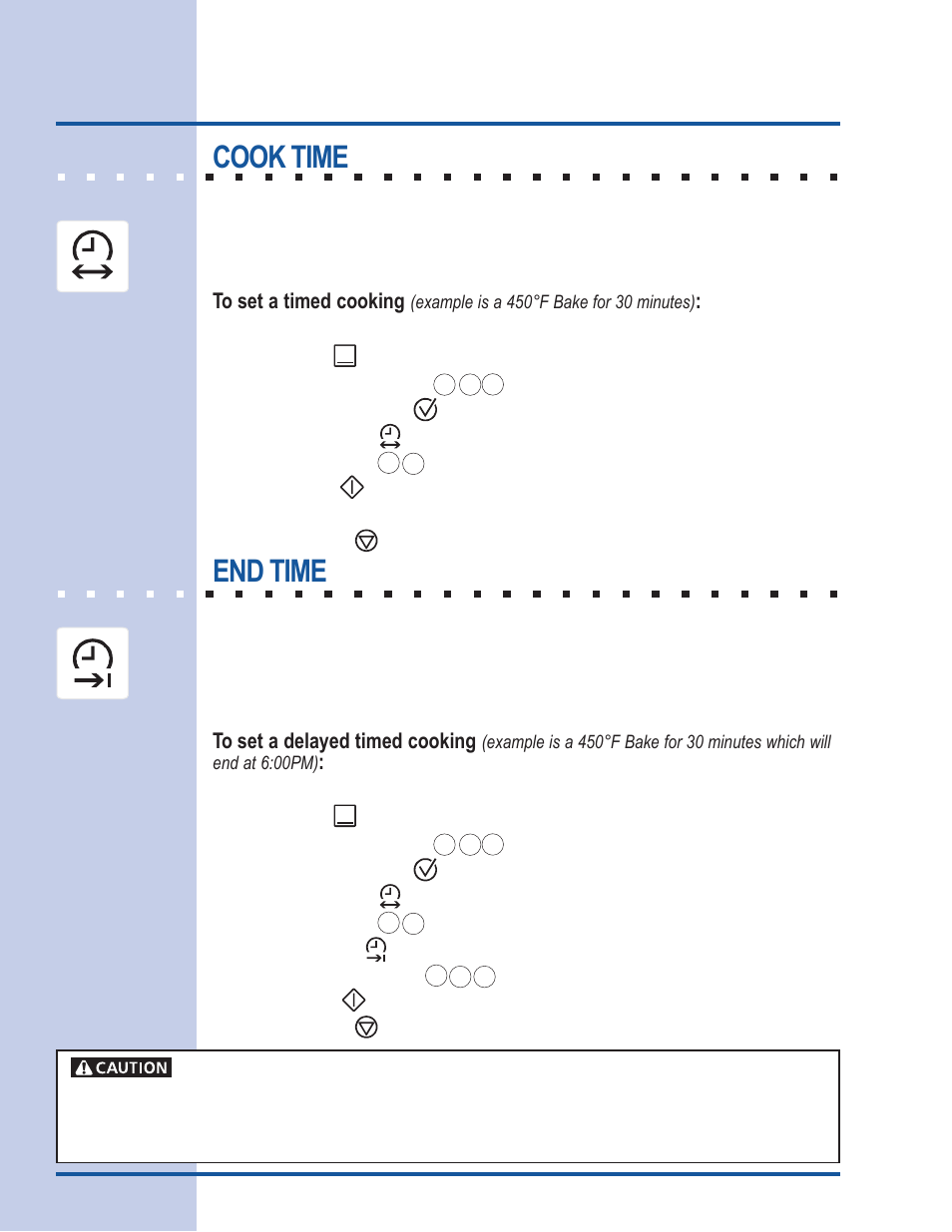 Cooking modes, Cook time, End time | Electrolux Gas Slide-In Range User Manual | Page 22 / 52