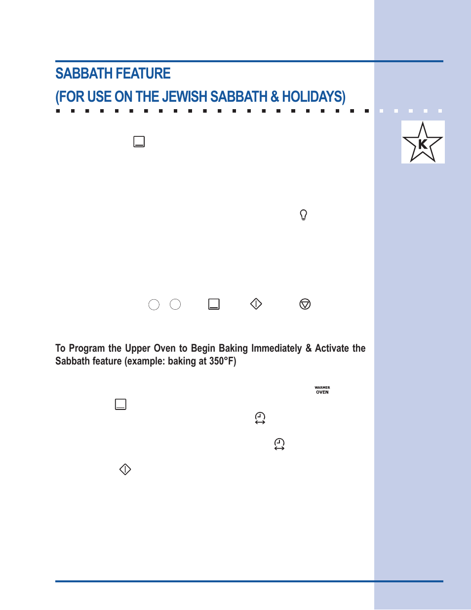 Oven controls | Electrolux Gas Slide-In Range User Manual | Page 39 / 52