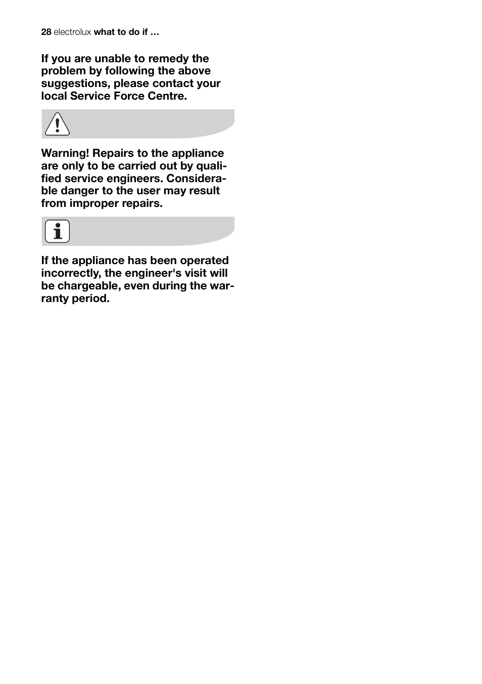 Electrolux Ceramic Glass Hob EHS601210P User Manual | Page 28 / 40