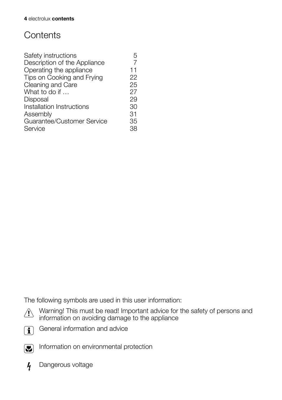 Electrolux Ceramic Glass Hob EHS601210P User Manual | Page 4 / 40