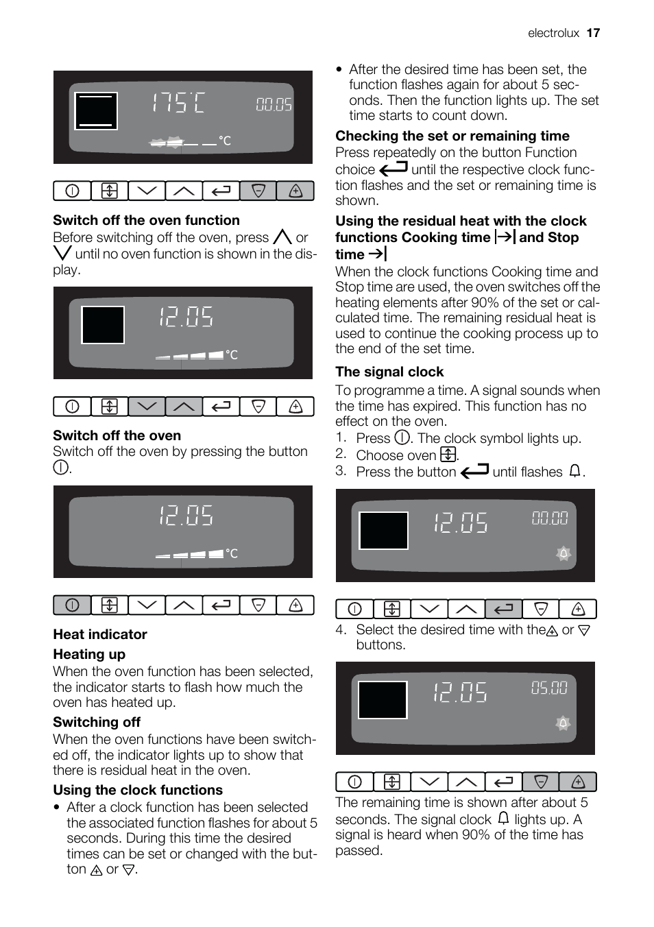 Electrolux EKD60760 User Manual | Page 17 / 40