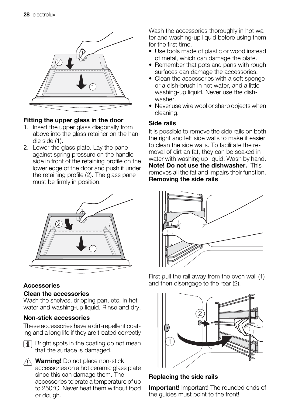 Electrolux EKD60760 User Manual | Page 28 / 40