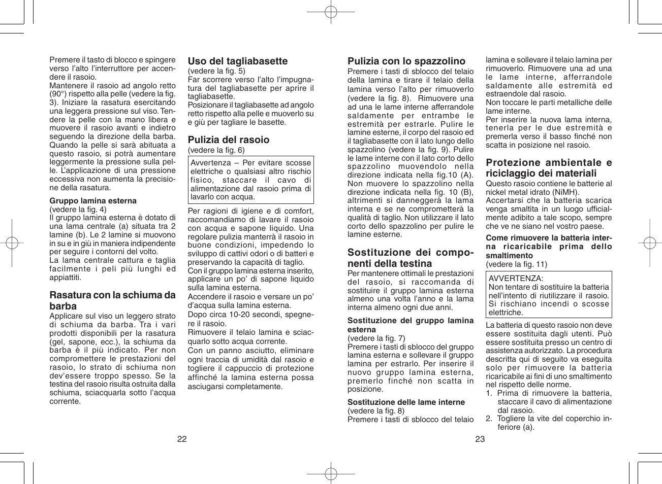 Panasonic ES 6002 User Manual | Page 12 / 50