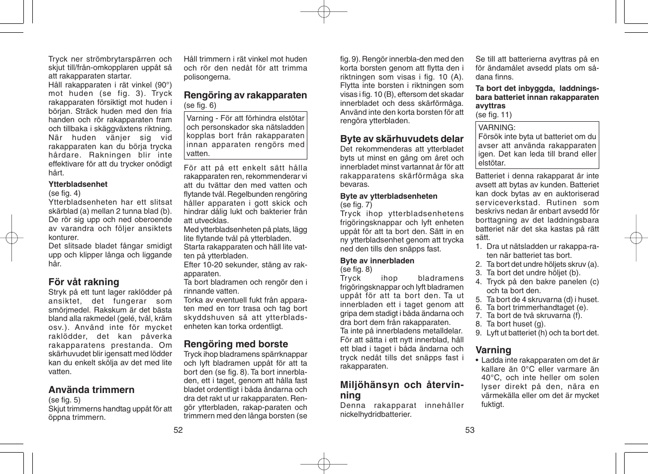 Panasonic ES 6002 User Manual | Page 27 / 50