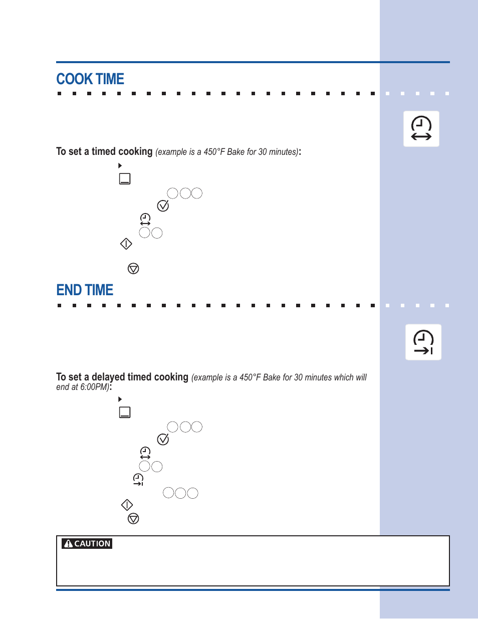 Cooking modes, Cook time, End time | Electrolux 318 205 111 User Manual | Page 15 / 44