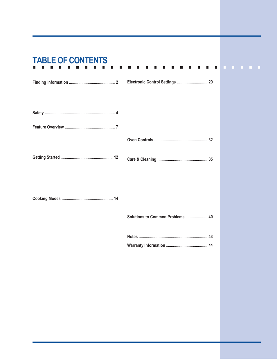 Electrolux 318 205 111 User Manual | Page 3 / 44