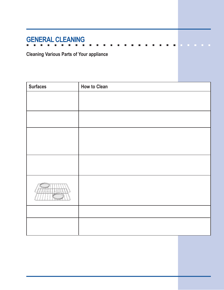 Care & cleaning, General cleaning | Electrolux 318 205 111 User Manual | Page 37 / 44