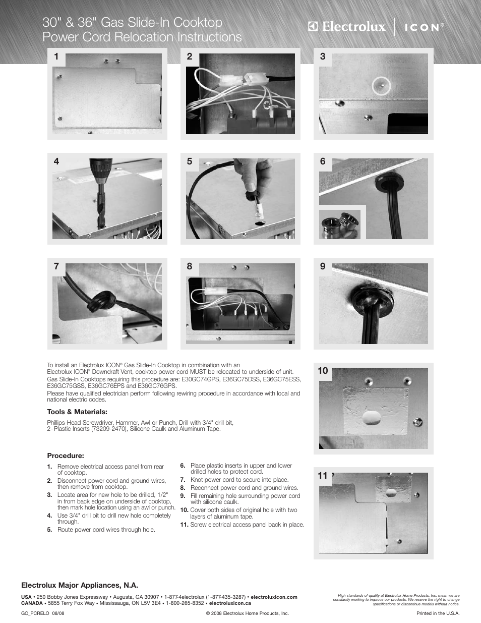 Electrolux E30GC74GPS User Manual | Page 4 / 4