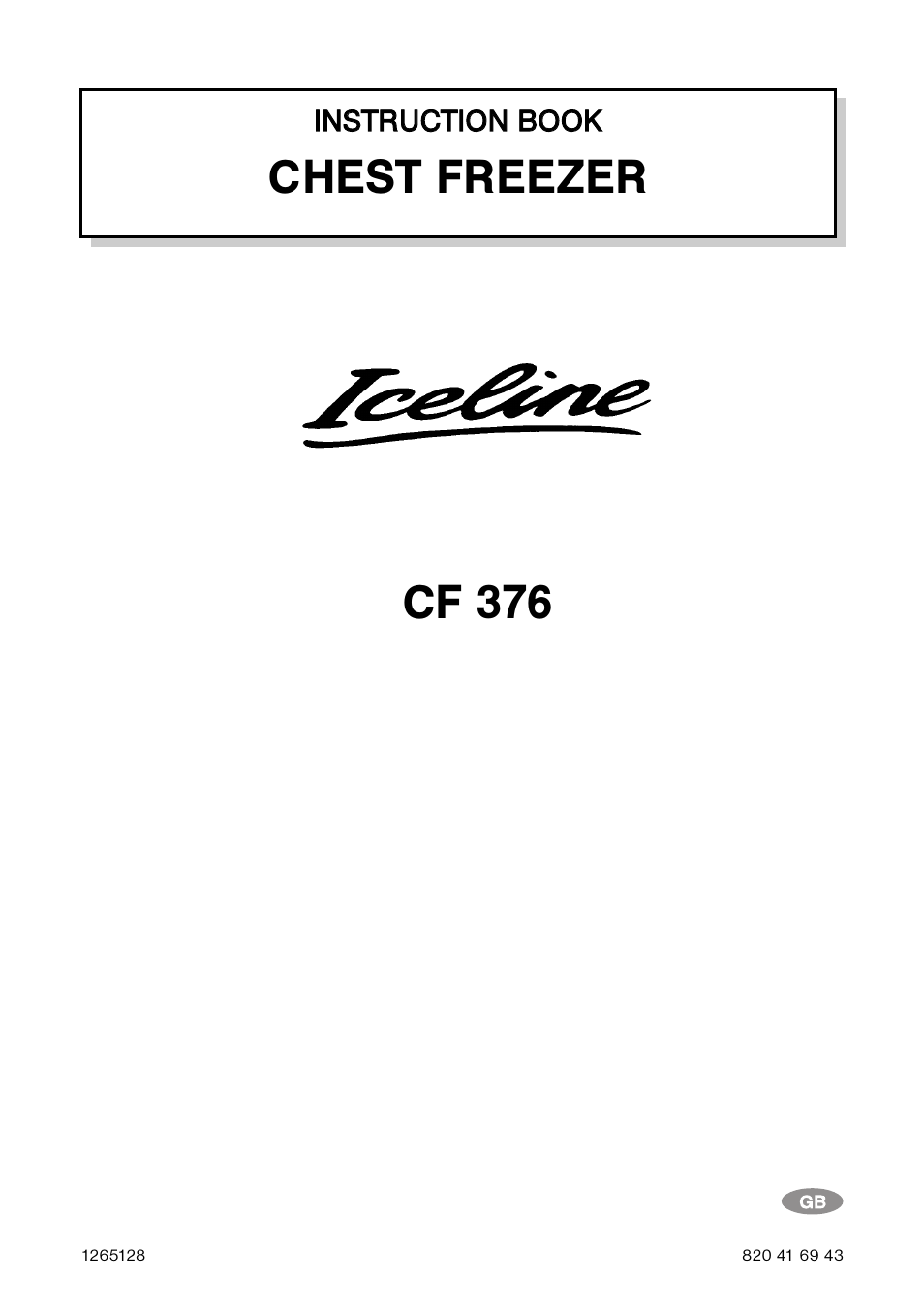 Electrolux CF 376 User Manual | 11 pages