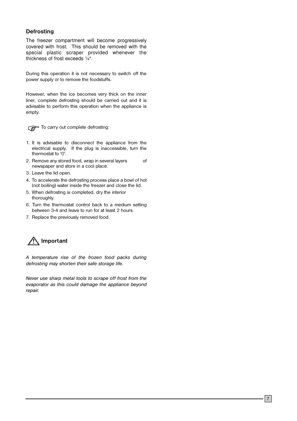 Electrolux CF 376 User Manual | Page 7 / 11