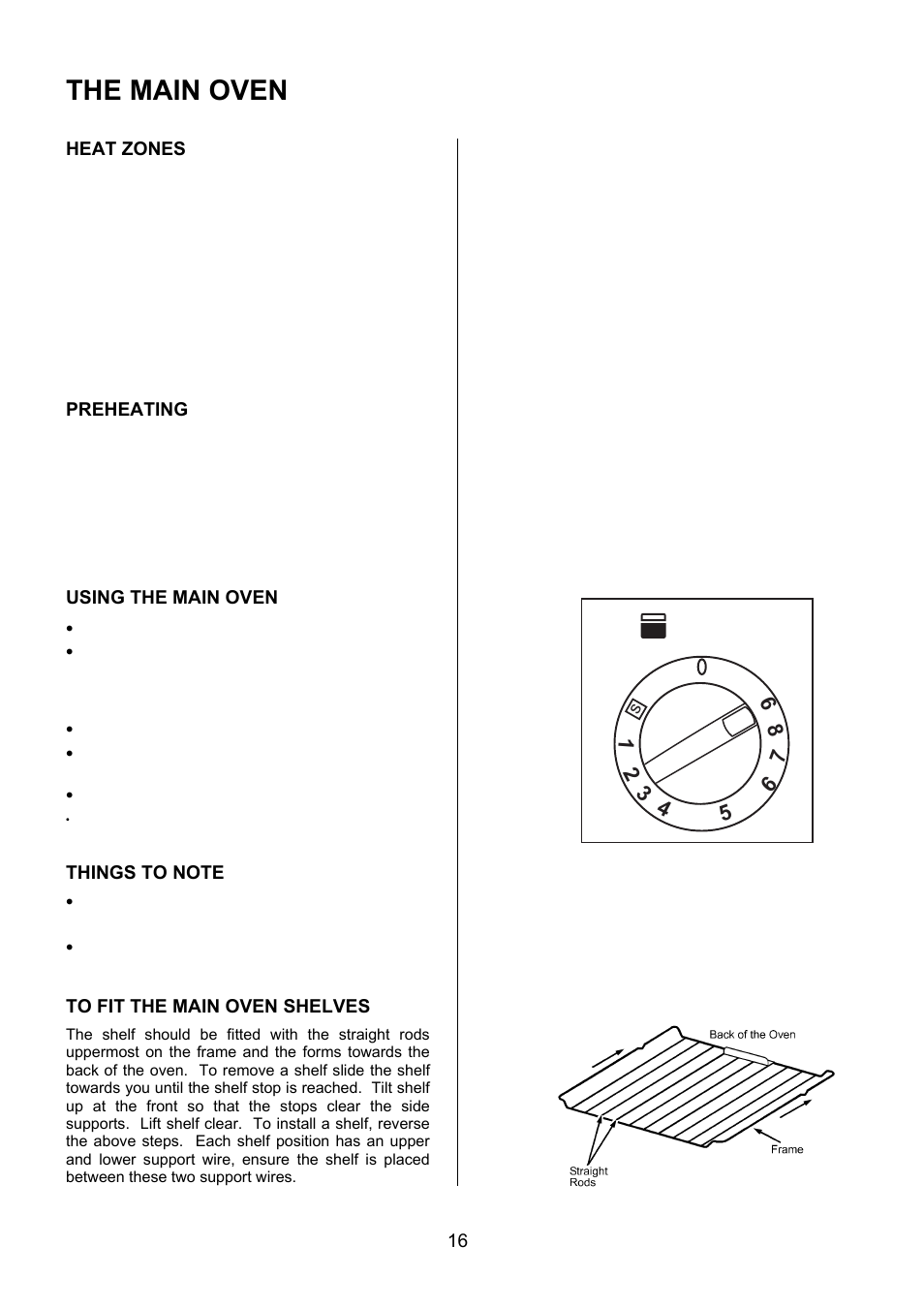 The main oven | Electrolux U28065 EIKG5546 User Manual | Page 16 / 40