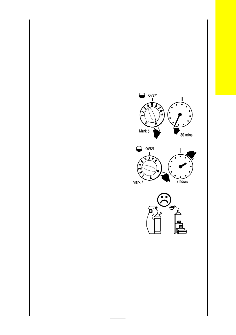 Oven cleaning cycle, General | Electrolux 5 0 G L User Manual | Page 23 / 40