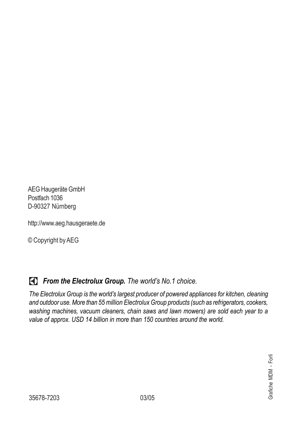 Electrolux U30280 35772G User Manual | Page 24 / 24