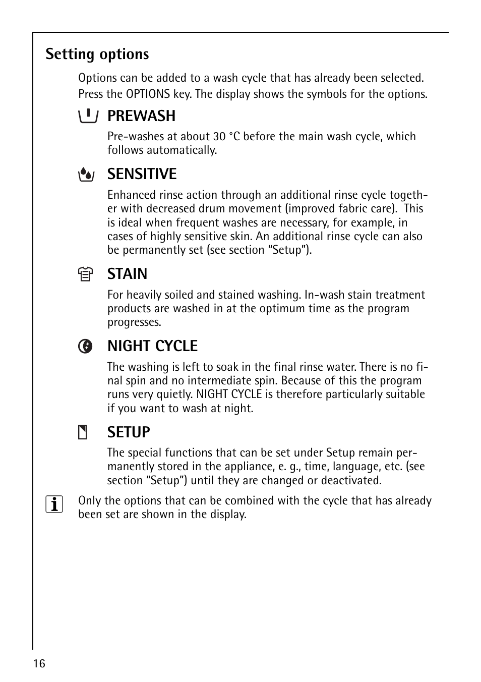 Electrolux LAVAMAT 86810 User Manual | Page 16 / 48