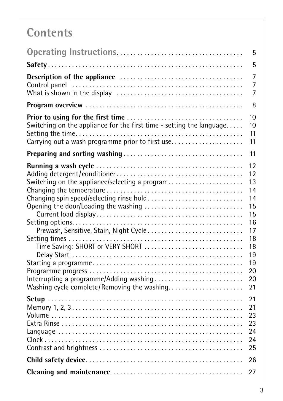 Electrolux LAVAMAT 86810 User Manual | Page 3 / 48