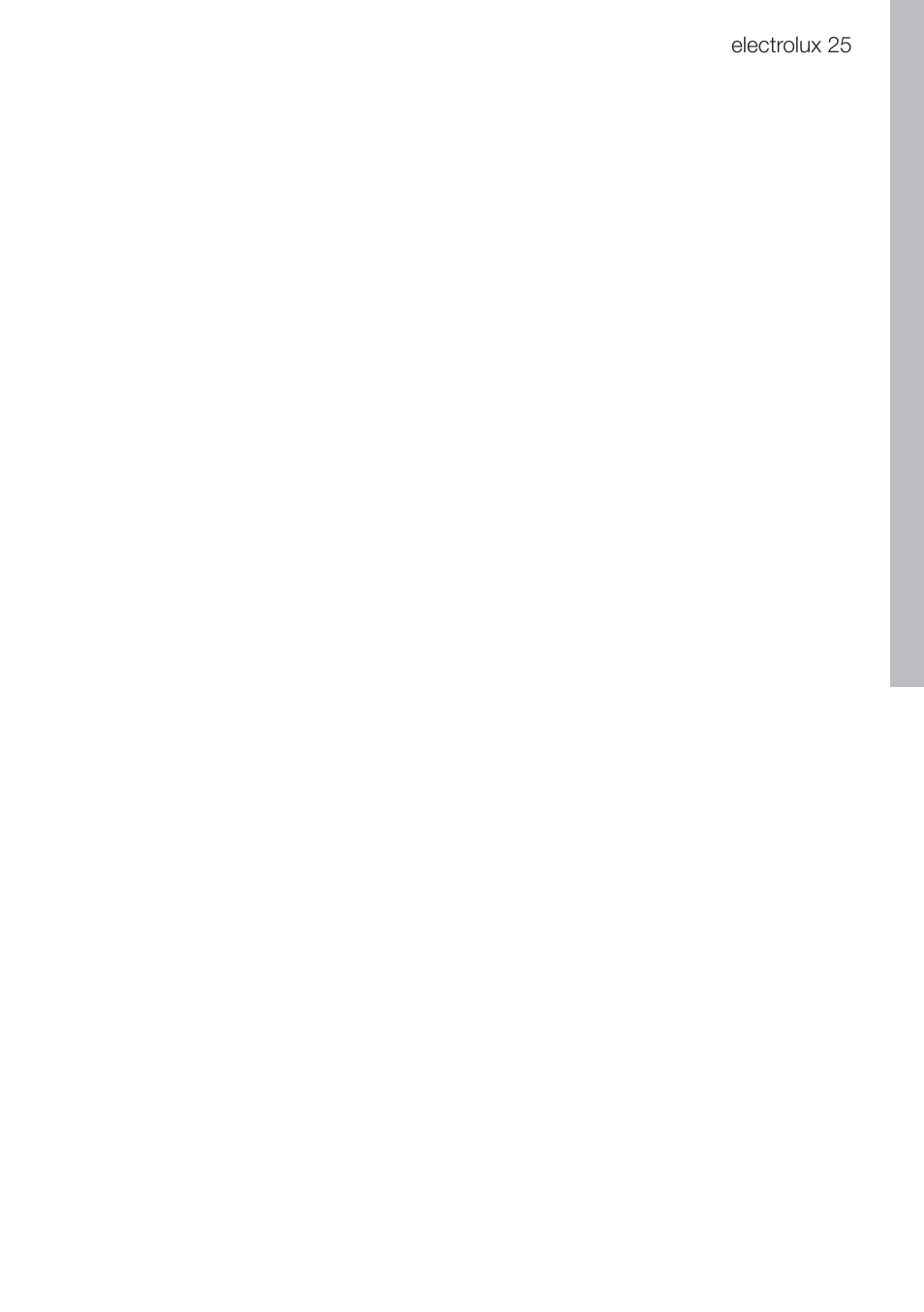 Electrolux U312940. EFC70710 User Manual | Page 25 / 28