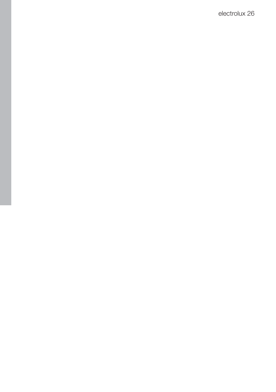 Electrolux U312940. EFC70710 User Manual | Page 26 / 28