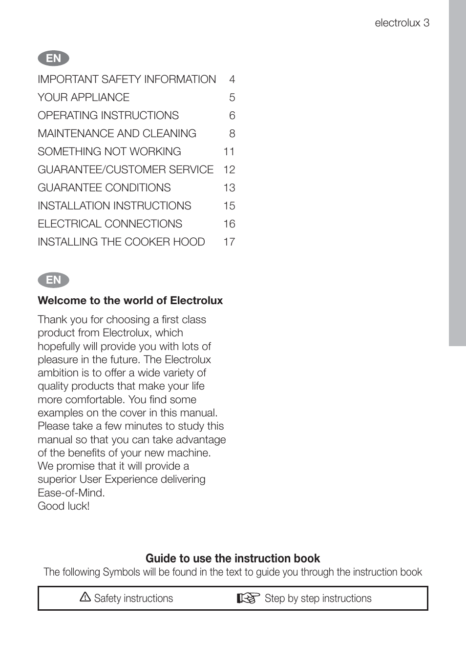 Electrolux U312940. EFC70710 User Manual | Page 3 / 28