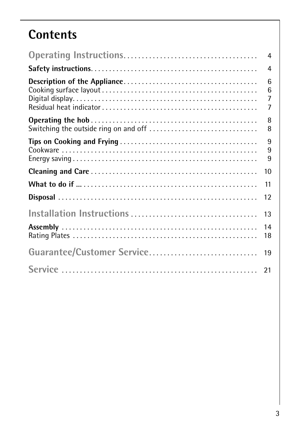 Electrolux 6204 User Manual | Page 3 / 24