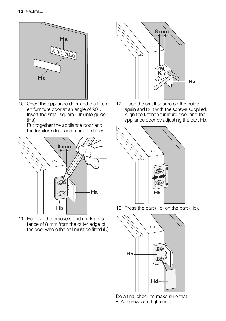 Electrolux CI120FA User Manual | Page 12 / 16