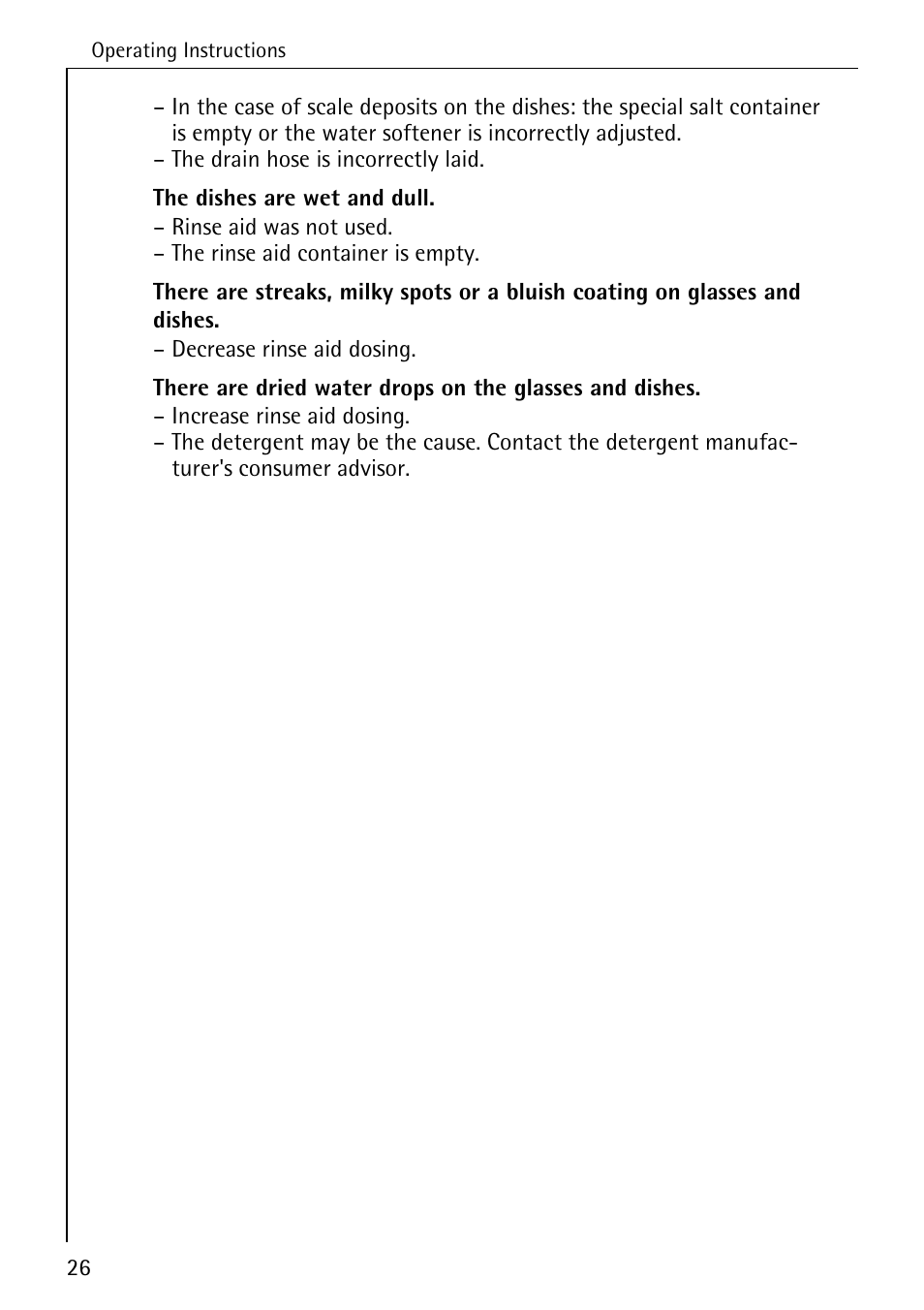 Electrolux 40300 User Manual | Page 26 / 40