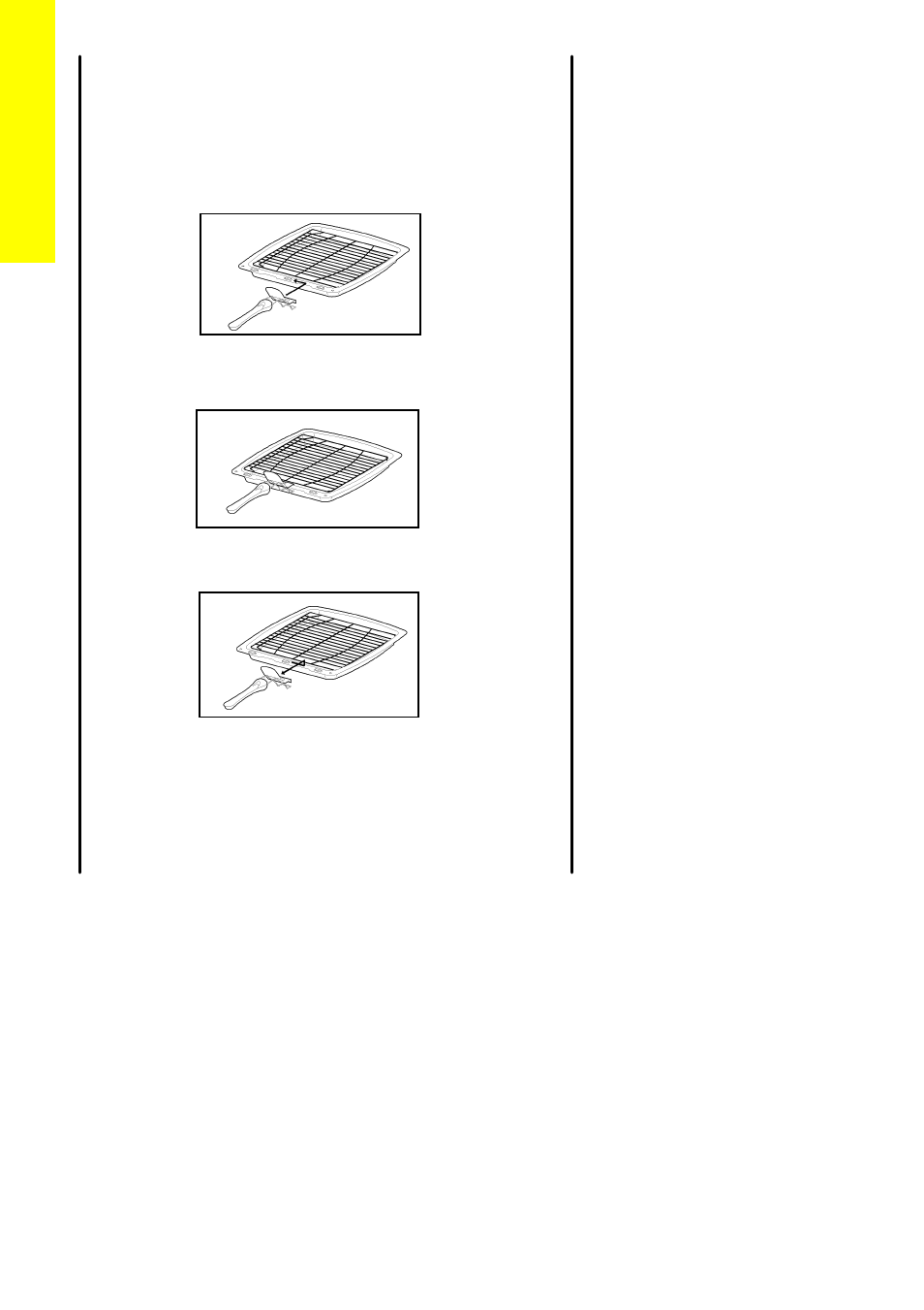 The grill pan and handle | Electrolux CSG 404 User Manual | Page 8 / 44