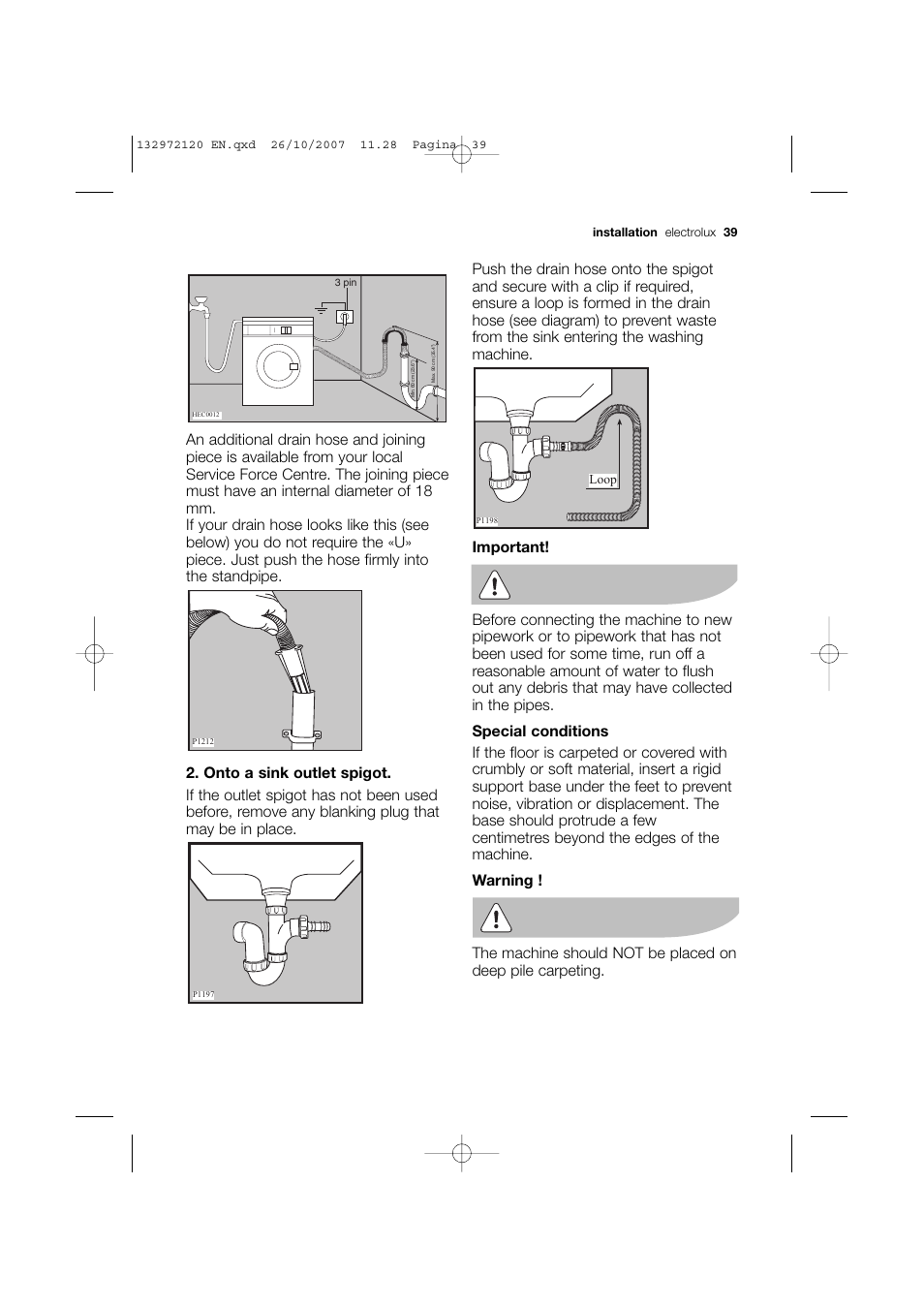 Electrolux EWN 13570 W User Manual | Page 39 / 48