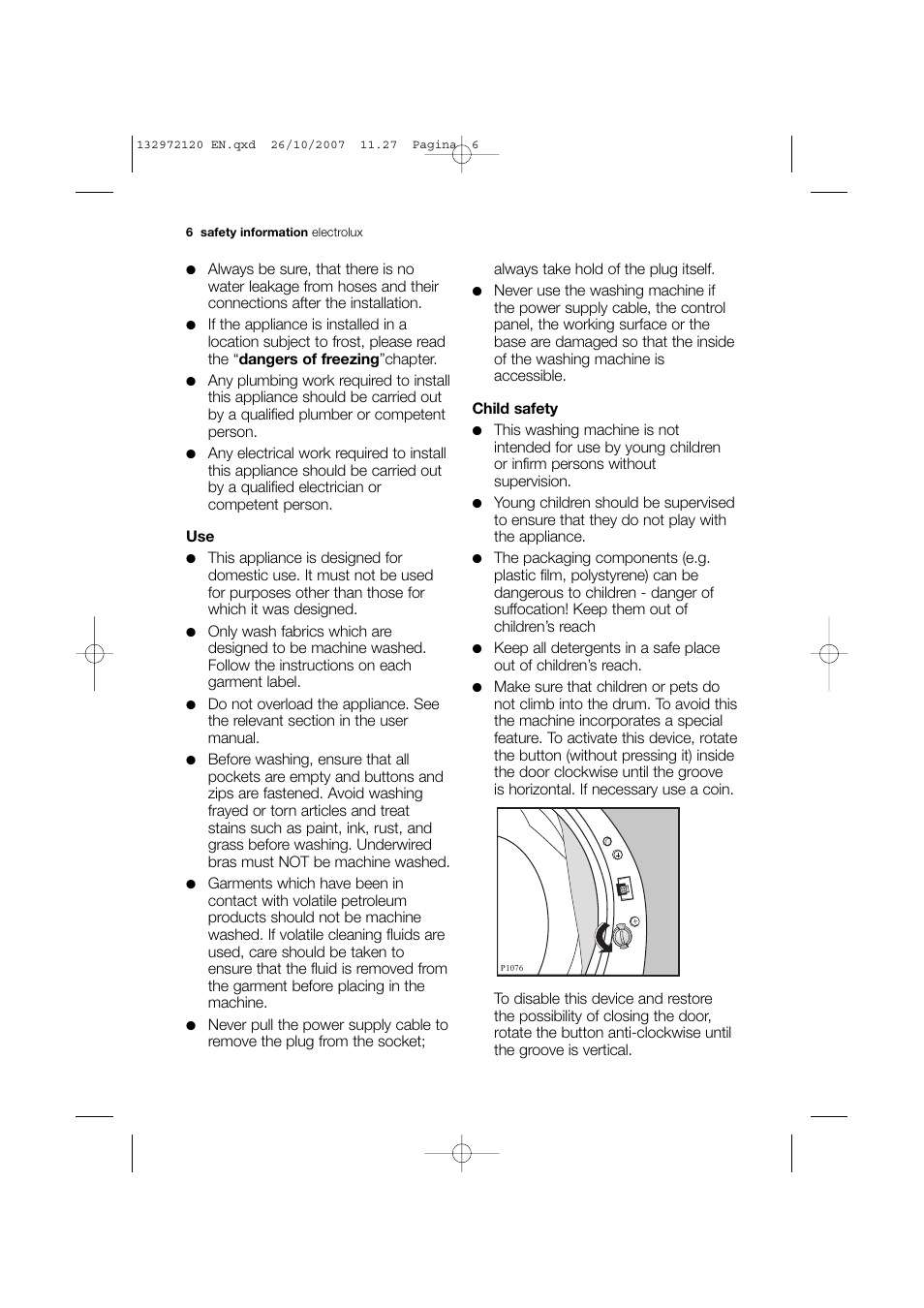 Electrolux EWN 13570 W User Manual | Page 6 / 48