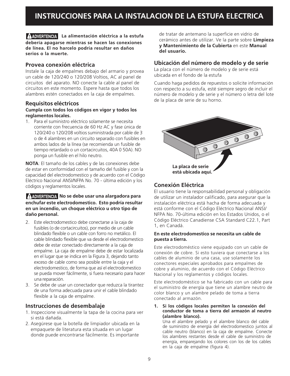 Electrolux 36" (91.4 cm) User Manual | Page 9 / 16