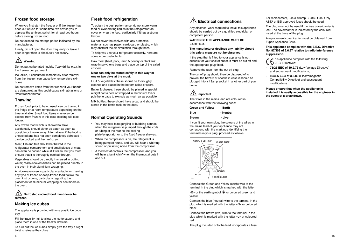 Electrolux ER 7825 B User Manual | Page 6 / 20