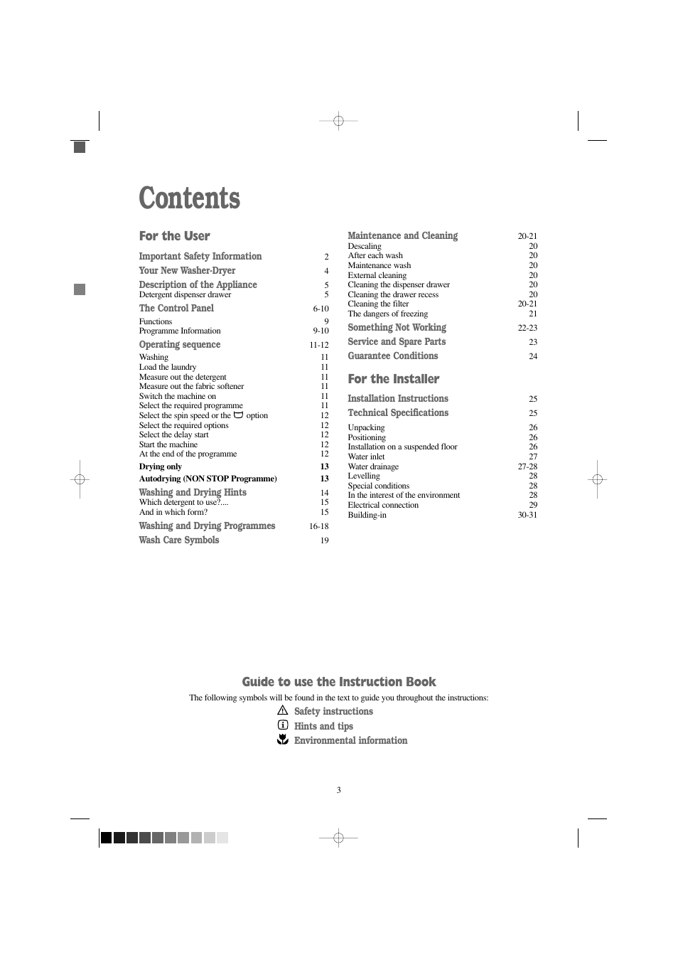 Electrolux EW 1209 I User Manual | Page 3 / 32